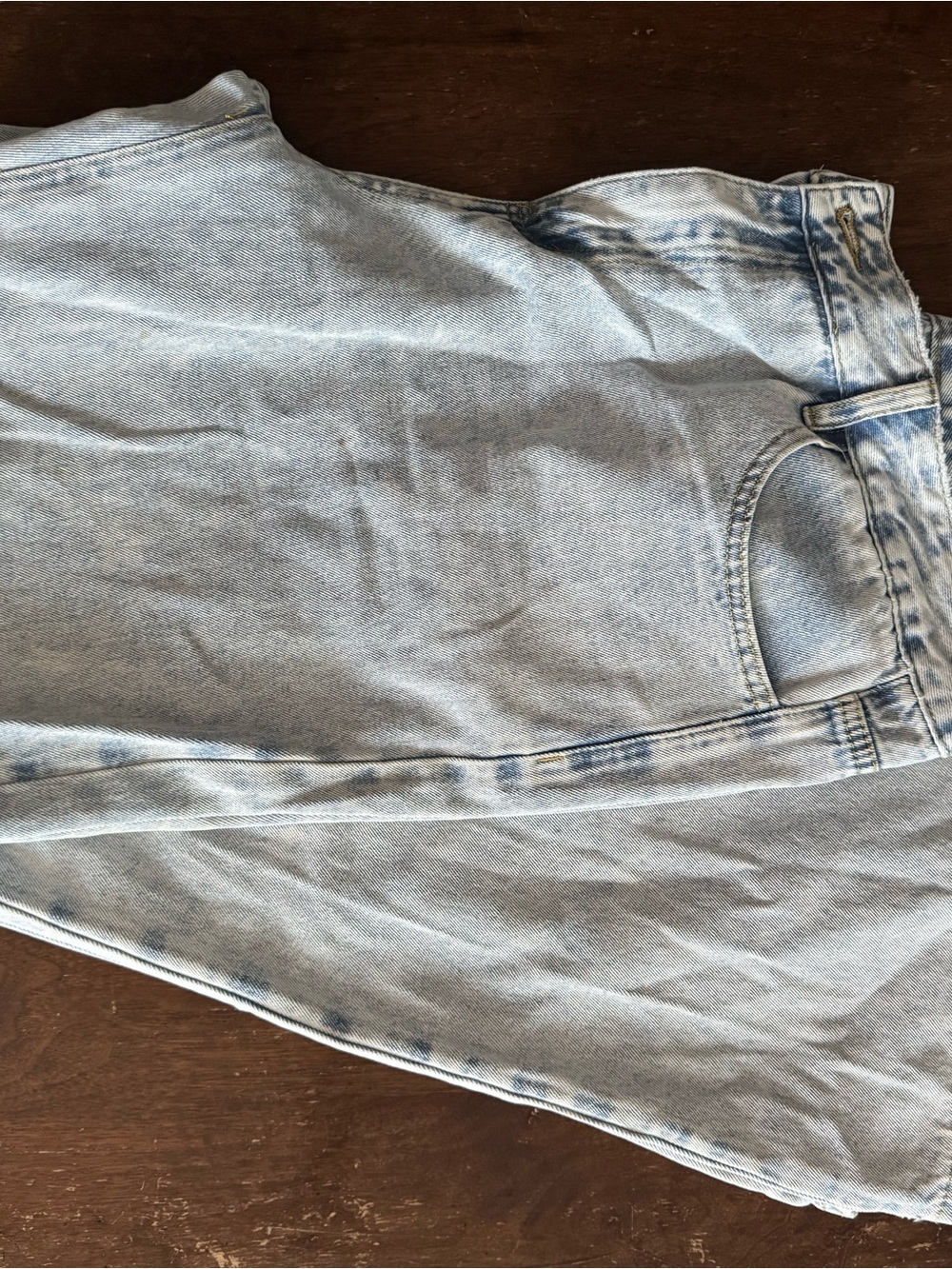 Acid Wash Denim Jeans Lot Light & Gray Size XL